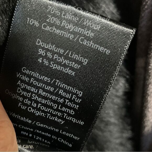 mackage Shearling and Fur Cashmere Jacket - Picture 9 of 14
